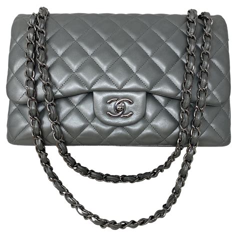 chanel silber tasche|Chanel handtaschen.